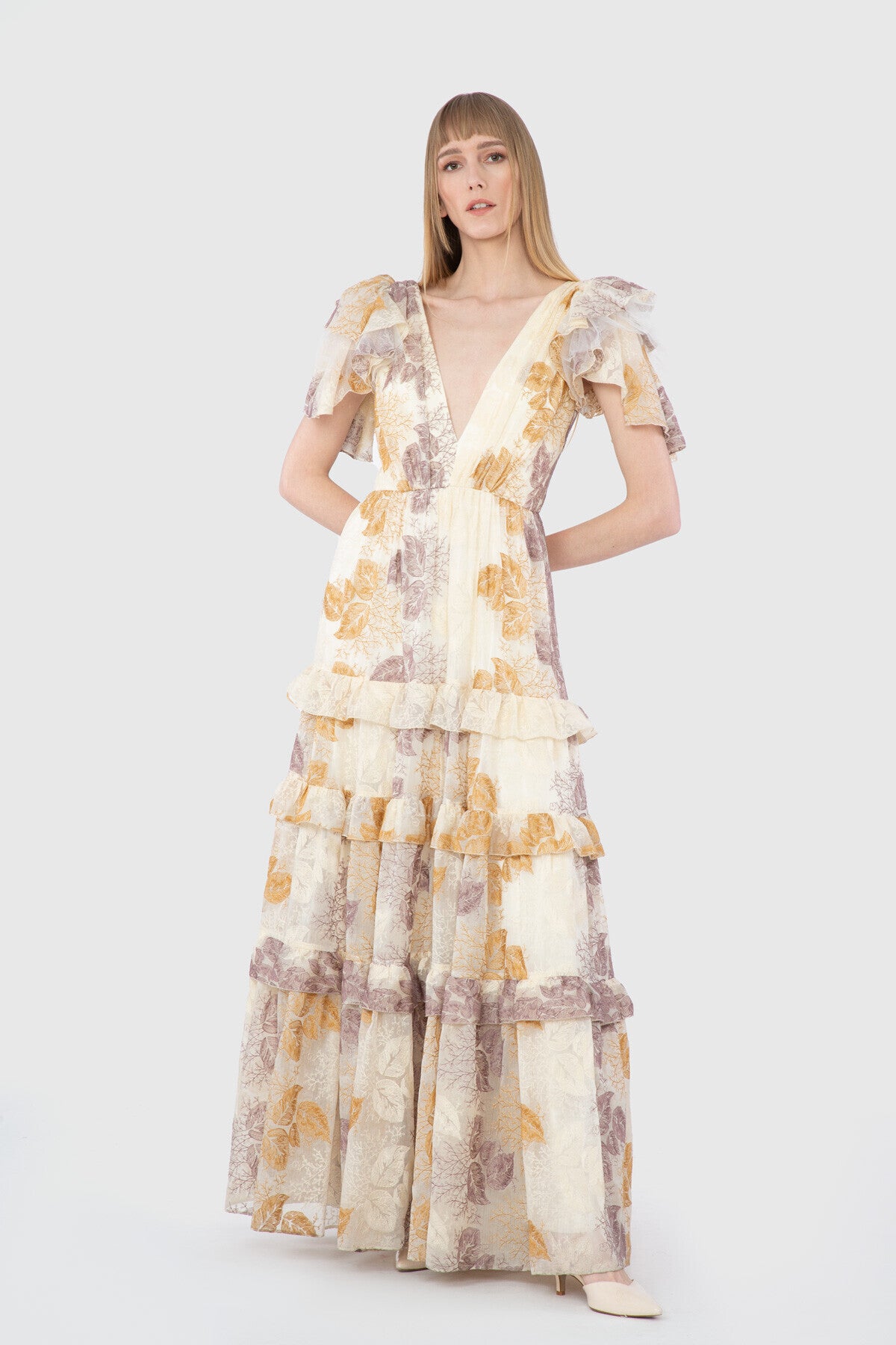 M5F098 DRESS فستان