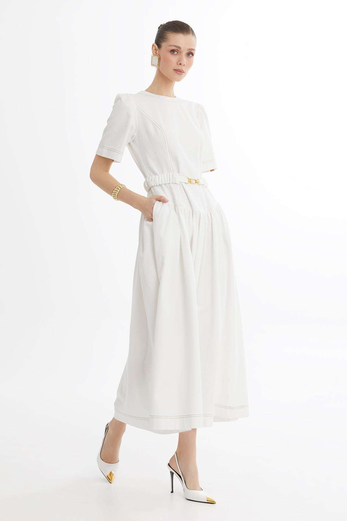 M5N022 DRESS فستان